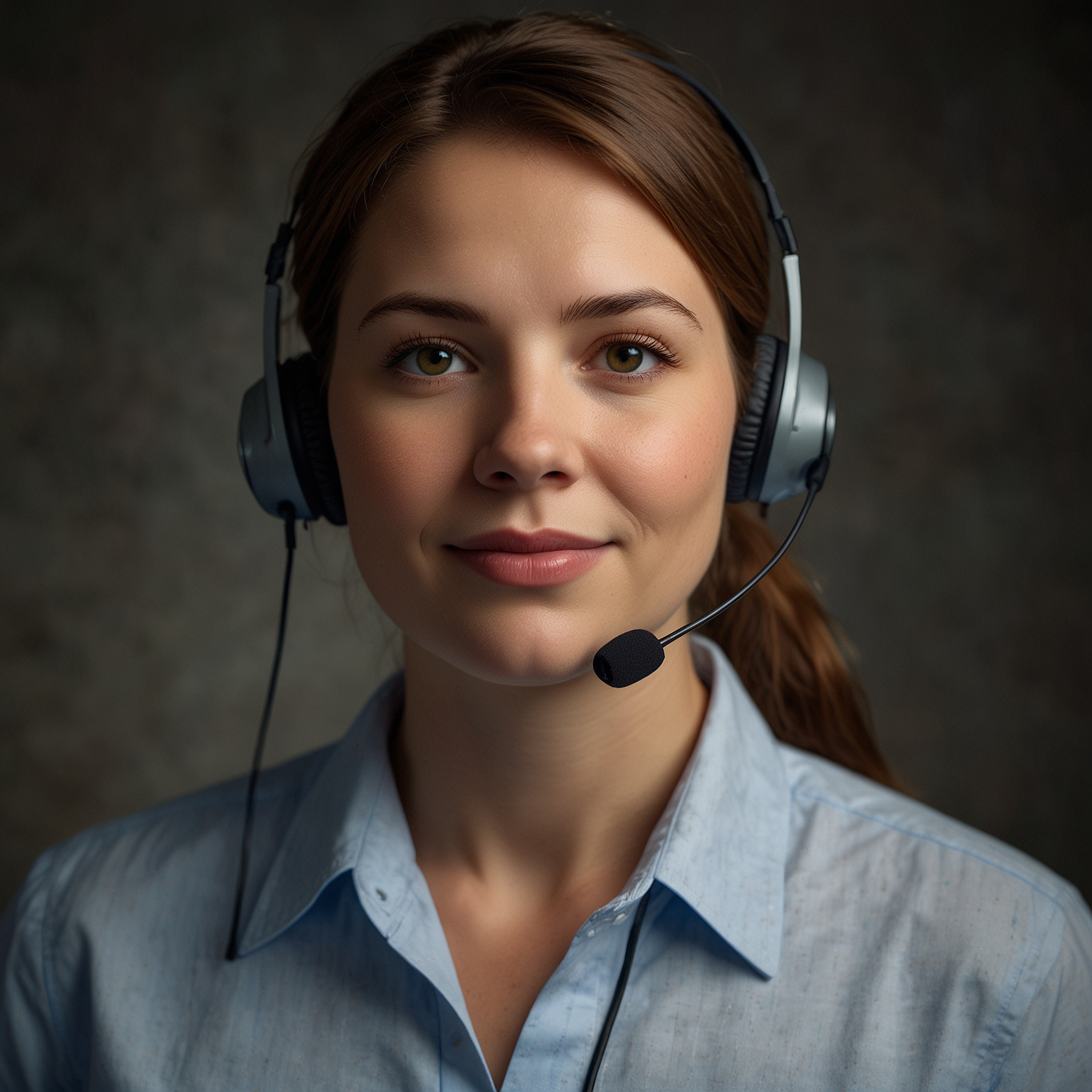 Support team representative portrait